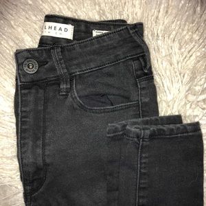 Bullhead Black Super High Rise Skinnest Denim